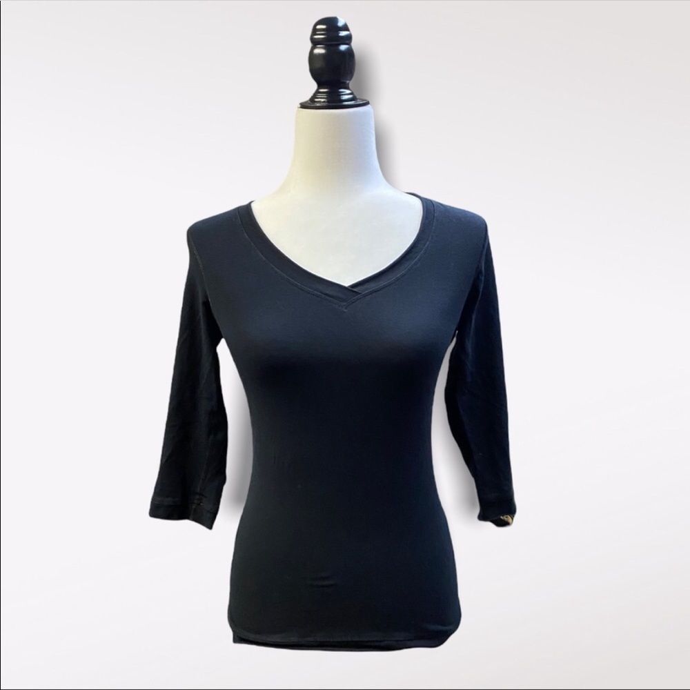 LULULEMON | 3/4 Sleeve Black Shirt